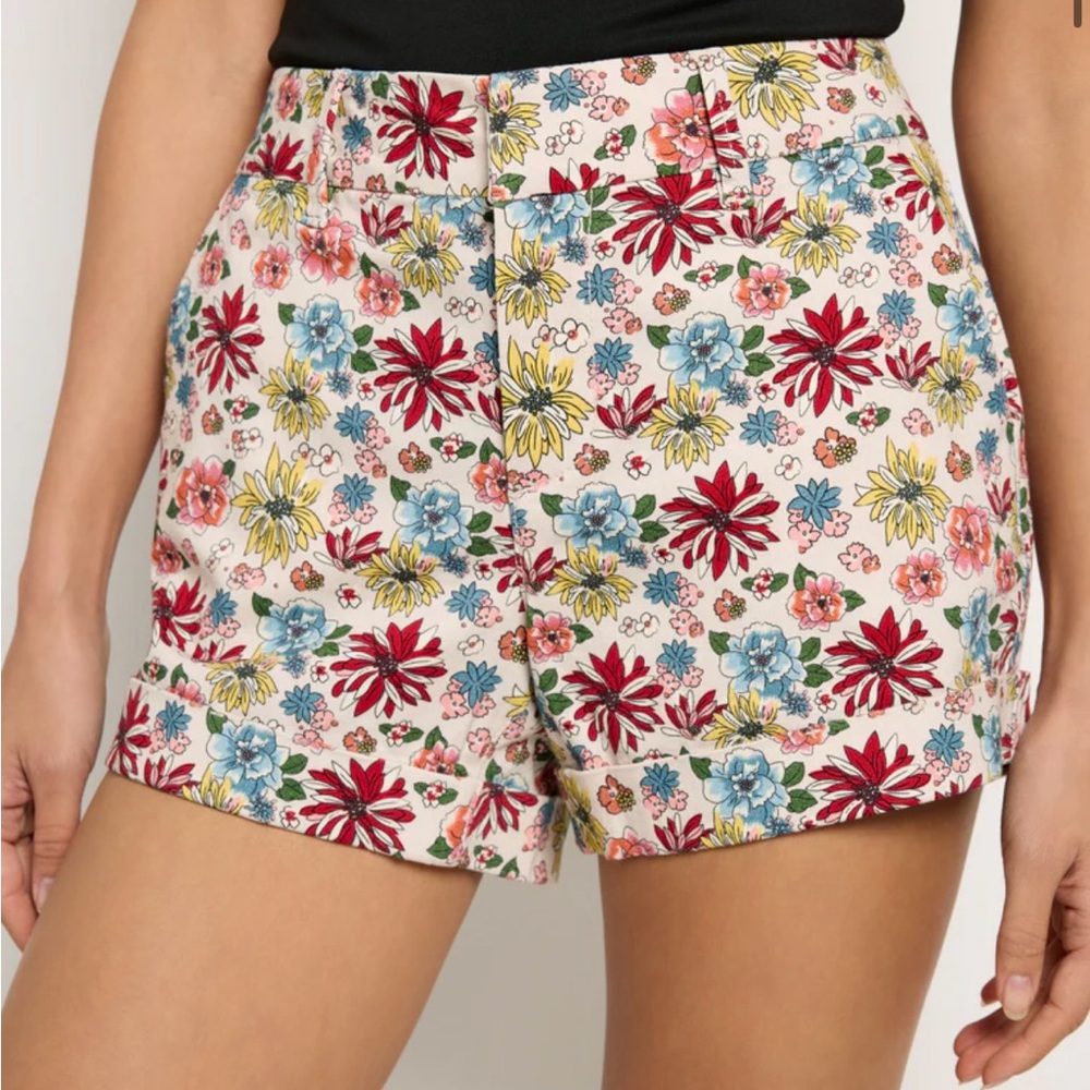 Dear John Multicolor Floral High Waist Shorts